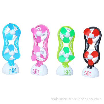 Mini Fan Double Blade Working USB Fan